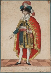 ポール・ド・バラス（1755-1829）の肖像、1795年頃。 作： Francois Bonneville