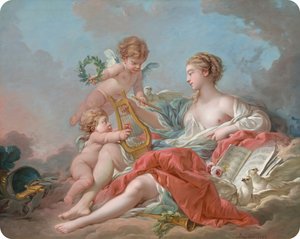 音楽のアレゴリー 作： François Boucher