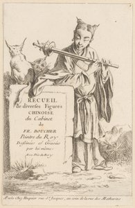 多彩な中国の人物像のコレクション 作： François Boucher