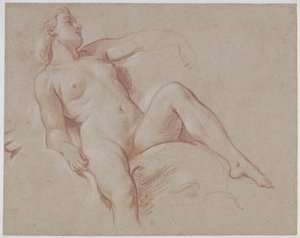 イルカの女性ヌード 作： François Boucher