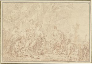 モーセの発見 作： François Boucher