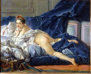 オダリスクです。フランソワ・ブーシェ（1703-1770）の絵画 作： François Boucher