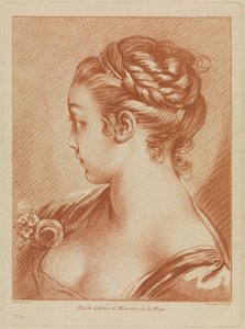 少女の胸像 作： François Boucher