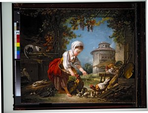 リトル・ファーム・メイド 作： François Boucher