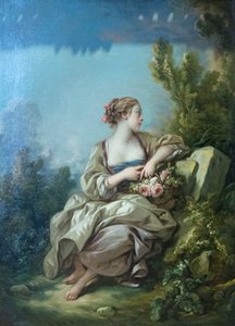 小さな庭師 作： François Boucher