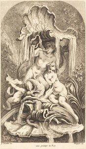 トリトンとニンフ 作： François Boucher