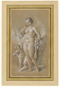 ヴィーナスとキューピッド 作： François Boucher