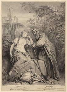 ヴェルトゥムヌスとポモナ 作： François Boucher