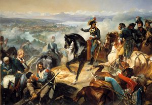チューリッヒの戦いでアンドレ・マッセナが勝利、9月25日 作： Francois Bouchot