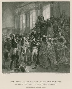 五百評議会のボナパルト 作： Francois Bouchot