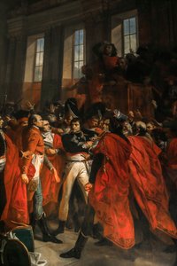ボナパルト将軍、サン＝クルーの5百人評議会にて 作： Francois Bouchot