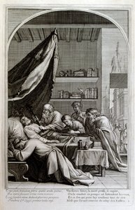 フランソワ・ショーボーによる1680年のエングレーヴィング「シャルトルー修道会の創設者である聖ブルーノの生涯