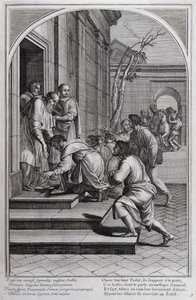 1660年、パリで制作された「シャルトル騎士団の創設者である聖ブルーノの生涯」からの挿絵。Eustache Le Sueurの絵画とFran Sois Chauveauの彫刻による ©UIG/Leemage 作： Francois Chauveau