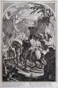 1660年、パリで制作された「シャルトル騎士団の創設者、聖ブルーノの生涯」からの挿絵。Eustache Le Sueurの絵画とFran Sois Chauveauのエングレービングによる ©UIG/Leemage 作： Francois Chauveau
