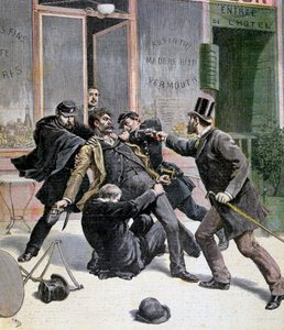 ラヴァチョルの逮捕、1892 年 作： Francois Claudius Koeningstein