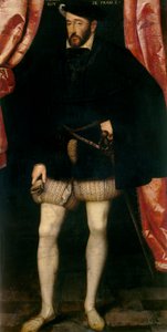 フランス・アンリ2世の肖像 作： François Clouet