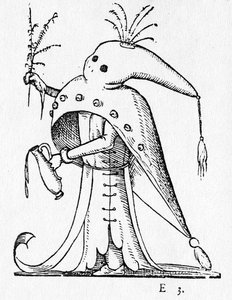 フランソワ・デスプレによる「パンタグルエルのユーモラスな夢」のイラスト、1565年発行 作： Francois Desprez