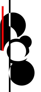 Treble Clef、2016年（スクリーンプリント） 作： Francois Domain