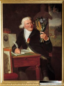 パルマンティエ男爵アントワーヌ・オーギュスタン（1737-1813）の肖像。フランソワ・デュモン・レイン（1751-1831）による絵画 1812年 日。1,30 x 0,90 m - Antoine Augustin, Baron Parmentier (1737-1813)の肖像、フランスのア 作： Francois Dumont