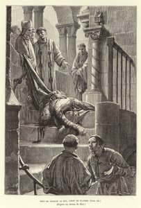 Mort de Charles le Bon, Comte de Flandre.フランドル伯爵シャルル善良なる者の殺人、ブルージュ