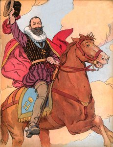 ヘンリー4世（1553-1610）（フランス国王アンリ4世） フランソワ・エドゥアール・ジエ（1856-1924）による「Our-glories-nationales」のイラスト 1920年 作： Francois Edouard Zier