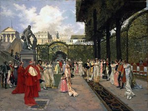 1811年、1896年、サンクルーでのナポレオン1世とローマ王。