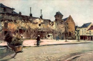 1915年、1926年、フランスのソワソンにある兵舎。 作： Francois Flameng