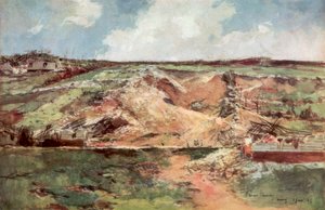 1926年1915年6月、フランス、アルトワのCarencyのじょうご。 作： Francois Flameng