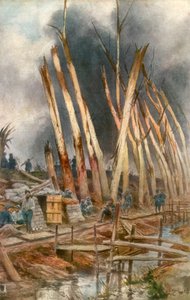 イサーの攻撃、1917年、1926年。 作： Francois Flameng