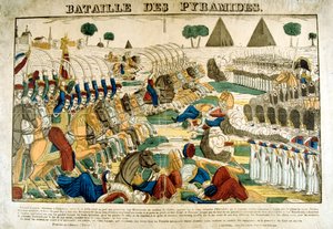 ピラミッドの戦い、1798年6月21日、c1835 作： Francois Georgin
