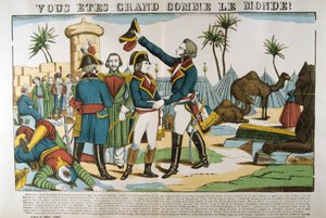 ナポレオンとクレベール将軍、エジプトへの遠征、1798年、c1835 作： Francois Georgin