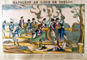 トゥーロンの包囲でのナポレオン、1793年、c1835 作： Francois Georgin