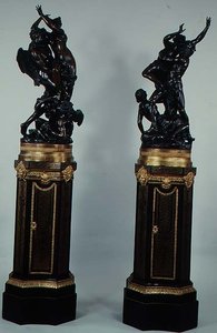 プロセルピナのレイプ」ブーレ作とされる台座 1693年～1710年頃（ブロンズ 作： Francois Girardon
