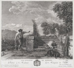 ポモナの子供たち、1778年。 作： Francois Godefroy