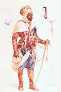 剣を持つスパヒ、1854年