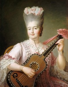フランスのマリークロチルド1759-1802、サルデーニャの女王 作： Francois Hubert Drouais