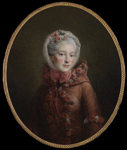 ナタリア王女の肖像ペトロヴナガリツィネ1741-1837、1760 作： Francois Hubert Drouais