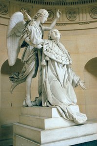 ルイ16世の神格化（1754-93）、1825年の天使が抱いたルイ16世（大理石）とも呼ばれる