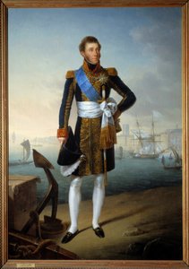 アングレーム公爵ルイ・アントワーヌ・ダルトワ（1775-1844）の全身像 作： Francois Josephe Kinson