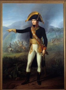 シャルル・ルクレール将軍（1772-1802）の足元の肖像 フランソワ・ジョセフ・キンソン（1771-1839）の絵画 19世紀 マルメゾン、シャトー美術館蔵 作： Francois Josephe Kinson