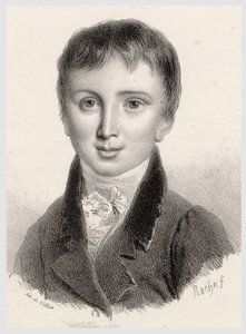 11歳のフランツ・リスト、c。 1822年。 作： Francois Le Villain