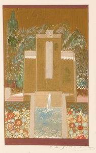 雅歌、ジャン・デュナン（1877-1942）による漆 作： Francois Louis (after) Schmied