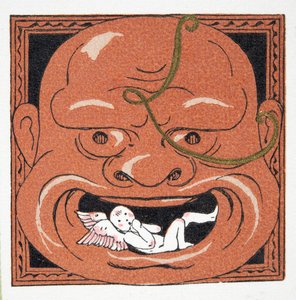 フェイスマスク、パブ。 1922（ステンシルを印刷） 作： Francois Louis Schmied