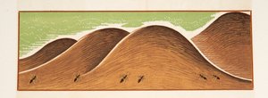 AeschylusによるProméthéeEnchaînéのグラフィックイラスト、パブ。 1941（ステンシルプリント） 作： Francois Louis Schmied