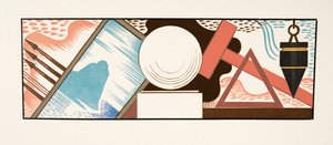 AeschylusによるProméthéeEnchaînéのグラフィックイラスト、パブ。 1941（ステンシルプリント） 作： Francois Louis Schmied