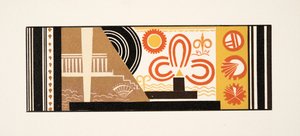 AeschylusによるProméthéeEnchaînéのグラフィックイラスト、パブ。 1941（ステンシルプリント） 作： Francois Louis Schmied
