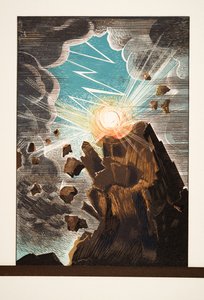 AeschylusによるProméthéeEnchaînéのイラスト、パブ。 1941（ステンシルプリント） 作： Francois Louis Schmied