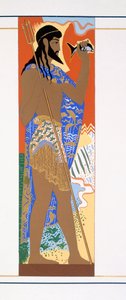 ポセイドン、「L&39;Odyssee」のイラスト、ホーマー作、ビクター・ベラール訳、1929-33 作： Francois Louis Schmied