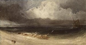 難破した船員 作： Francois Louis Thomas Francia