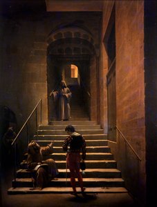 ローマの修道院の内部 作： Francois Marius Granet